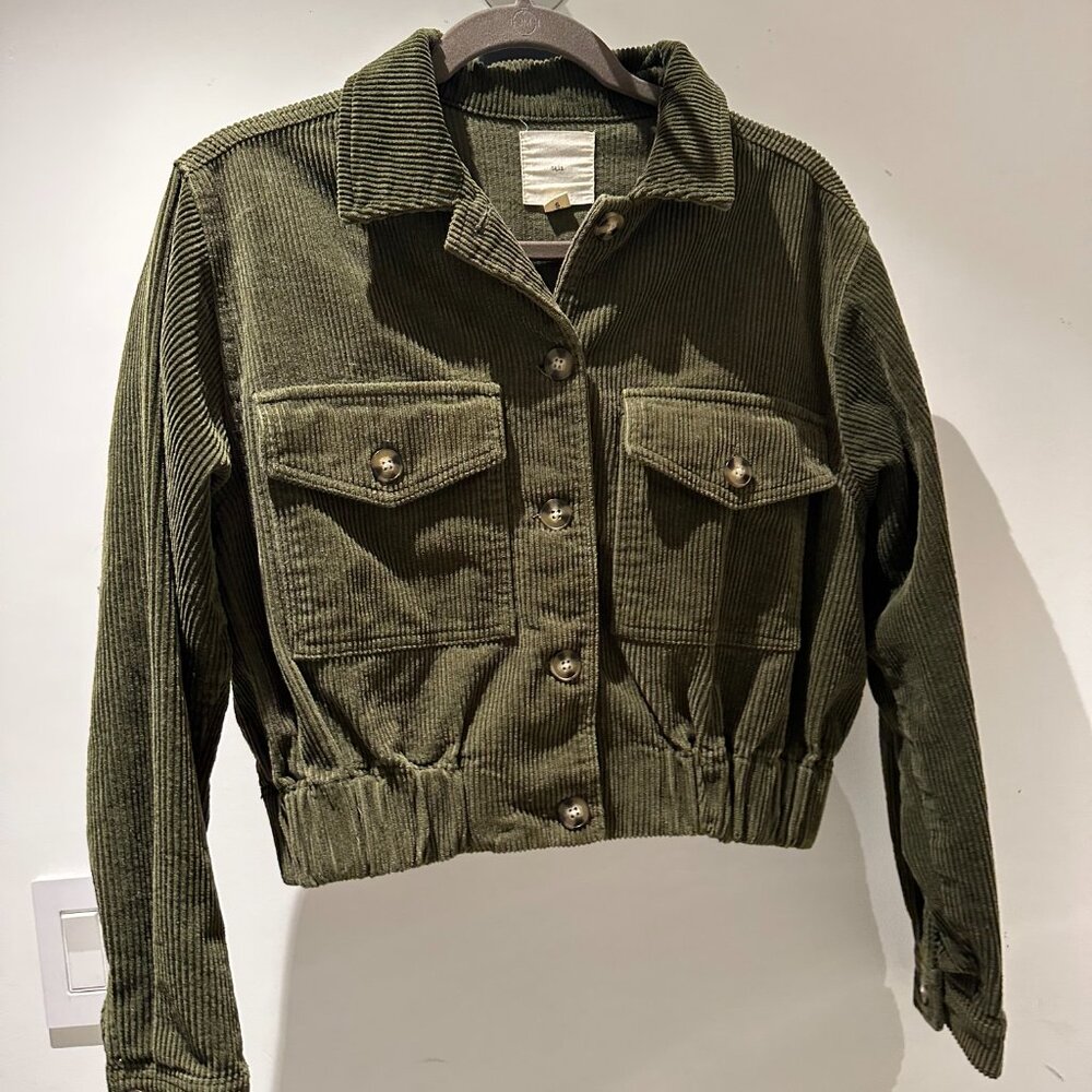 Olive Green Corduroy Jacket from TGLA